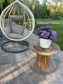 Stůl z parket, palet, zahradní stůl - 4