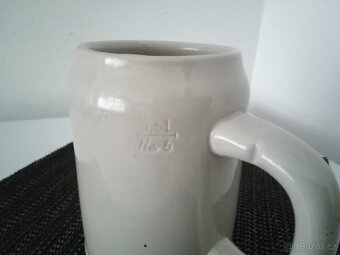 Keramický korbel - krýgl - půllitr - 4