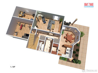Prodej rodinného domu, 7+1, 250 m², Březno, ul. Bránská - 4