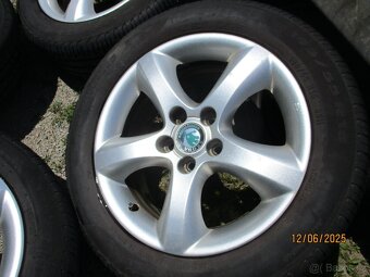 Alu kola ŠKODA 5x100 r15 letní Pirelli 195/55 BR15 - 4