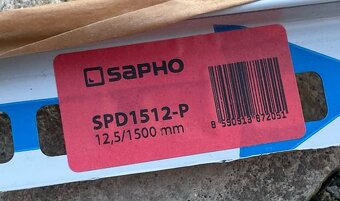 Sapho Spádová lišta pravá, kartáčovaná nerez - 4