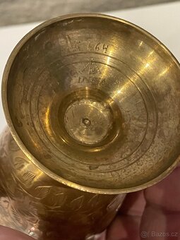 Mosazná tepaná váza - 4