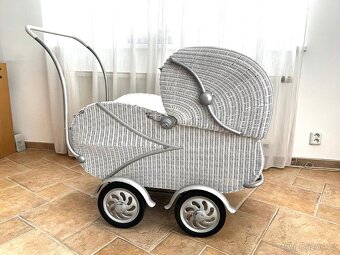 Košatina,proutěný kočárek pro dítě+zdarma dárky - 4