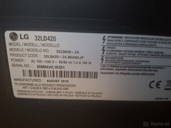 Televize LG velikost 82 cm - 4