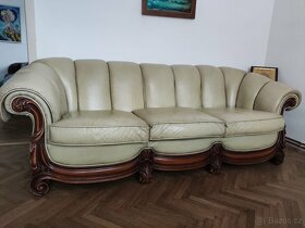 LUXUSNÍ ĶOŽENA SEDAČKA - 4