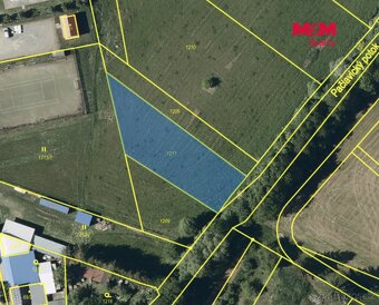 Prodej pole, 1236 m², Koválovice-Osíčany - 4