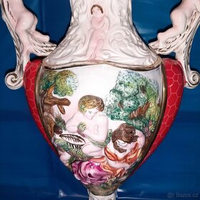 Nádherná váza Capo di Monte - 4