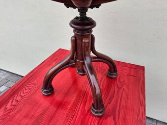 Secesní klavirní stolička THONET - 4