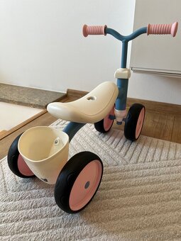 Odráželo ROOKIE RIDE modro růžové - 4