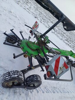 Shrnovač sena, zhrnovač, deutz fahr 2 rotory - 4