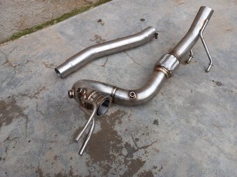 Downpipe, nerez - 4