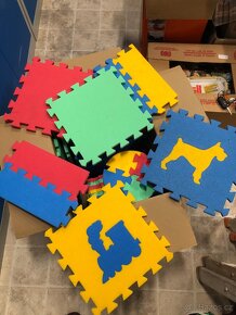 Pěnové puzzle, 48 ks vyšší tl. 16 mm - 4