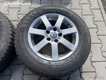 4x al kola 5x120 16 + pneu zimní 215/65 R16C - 4