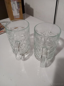 Prodám retro pivní sklo půllitry a třetinky. - 4