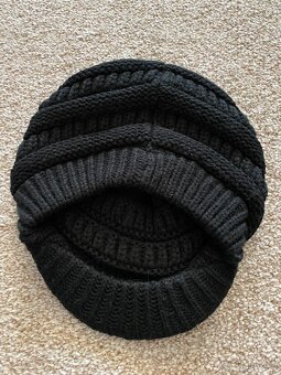 Nové dámské pletené sety - čepice, šála/kruhová šála - 4