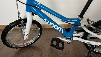 WOOM 2 modré dětské kolo (14),TOP STAV,JAKO NOVÉ - 4