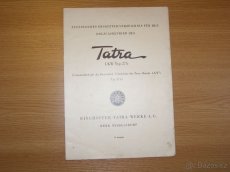 Vyměním literaturu Tatra 27, 81 a 85 a Škoda 606 a 706 - 4