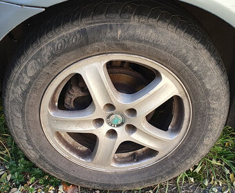 Alu Ronal original Škoda Octavia 195/65r15 - 4