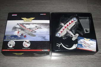 4 ks kovové modely letadel 1/72 - 4