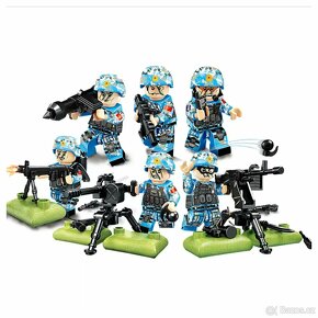 Rôzne sety vojakov (8ks) 2 + doplnky - typ lego - 4