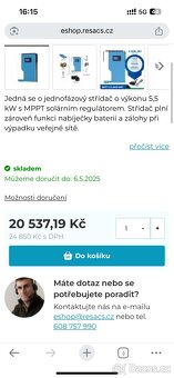 Solární střídač měnič EASUN ISolar SML III 5,5KW 48V MPPT - 4