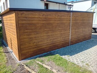 Plechová garáž 4x6m. - 4