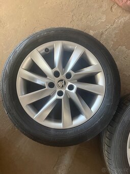 ALU Sada orig. Škoda Superb III R17 - 4