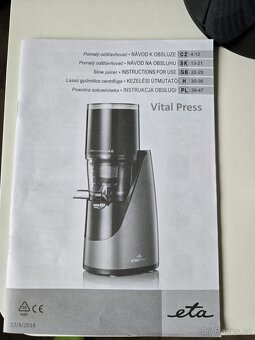 ETA odšťavňovač Vital Press - 4