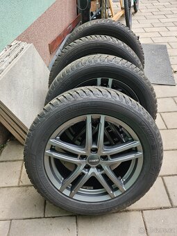 sada alu disků DEZENT graphite r 18 + zimní pneu - 4