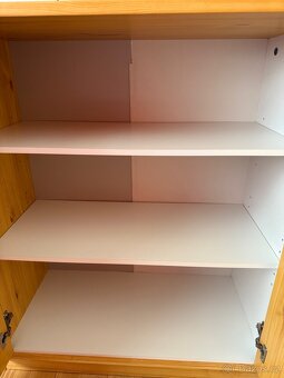 Dřevěná komoda - kombinace šuplíků a dvířek - 4