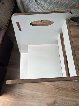 Dřevěná rostoucí učící věž / kuchyňský pomocník / stupátko - 4