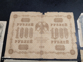 Bankovky Rusko 1909 - 1961 - 4