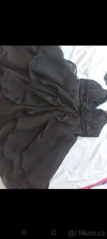 Černé společenské šaty XL - 4