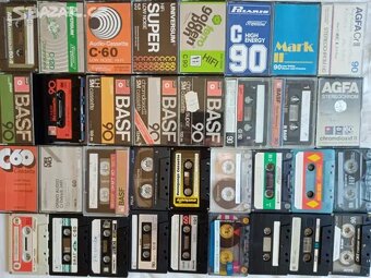 Nove foto 3.11. málo použitych 590 MC kazet od 9 Kč - 4