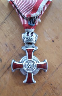 Stříbrný záslužný kříž FJI (č.1),Rakousko Uhersko - 4