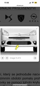 Zimní štít masky c4 picasso - 4