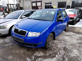 Prodám jen díly na Škoda fabia 1.2/1.4 - 4