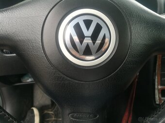Dreveny volant v kuzi, volkswagen - 4