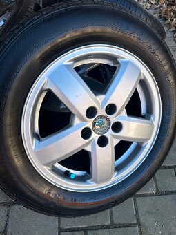 Originál alu Škoda Triton 5x100 r15 - 4