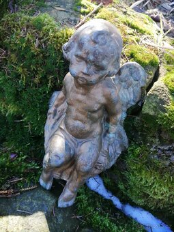 Mosazný andílek s patinou - 4