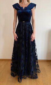 Dámské tmavě modré šaty vel. XS. - 4