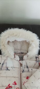 Nádhera zimní teplá bundička Next 6-9m - 4