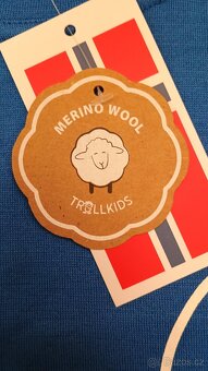 Letní triko merino tencel trollkids vel.128 - 4