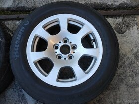 Sada kol 5x120 R16 origo BMW E60, pneu 4-5mm - 4
