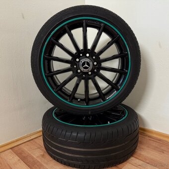 MERCEDES CLA AMG 5x112 R18 ET52+LETNÍ 225/40R18 6mm - 4