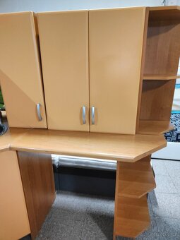 Linka kuchyňská rohová třešeň s oranžovou - 4
