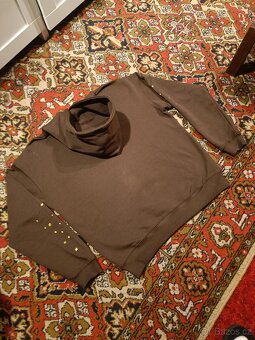 Sp5der Brown Web Hoodie - 4