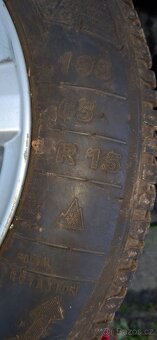 Zimni alu kola 195 65 15 - 4