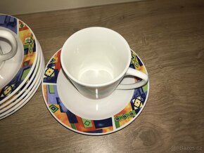 Hrnky s podsálky nové, pošta 50,- - 4