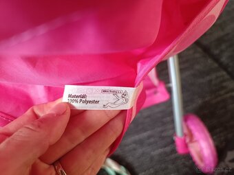 Tříkolka kočárek pro panenky - 4